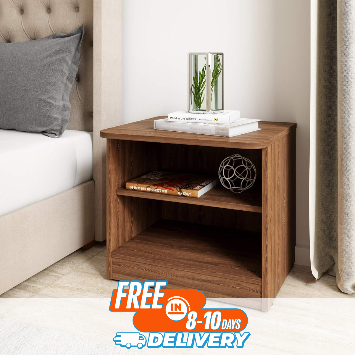 Picture of Andormahal  Minimalistic Melamaine Leminated Board made Bedside Table