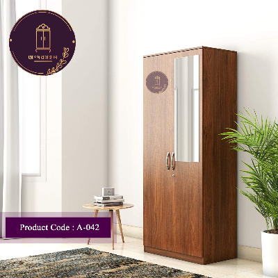 Picture of Andormahal 2 part Almirah with mirror ( Made of Melamaine Leminated Board)