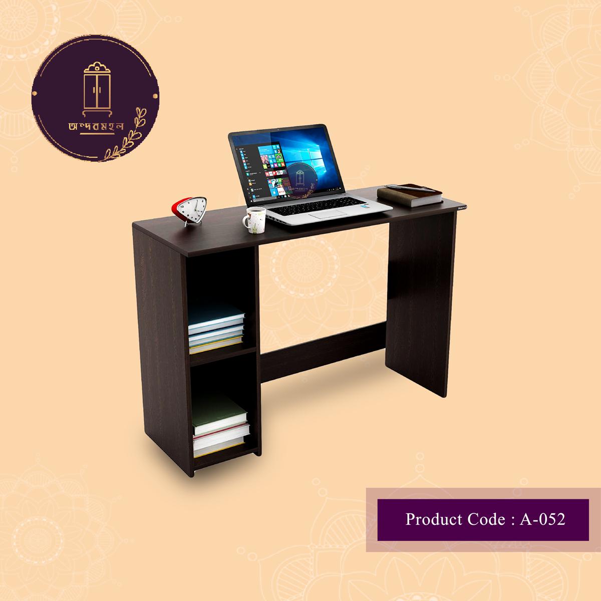 Picture of Andormahal MDF Swish Laptop Table With Book shelf 2.5ft by 2.5ft by 14inch