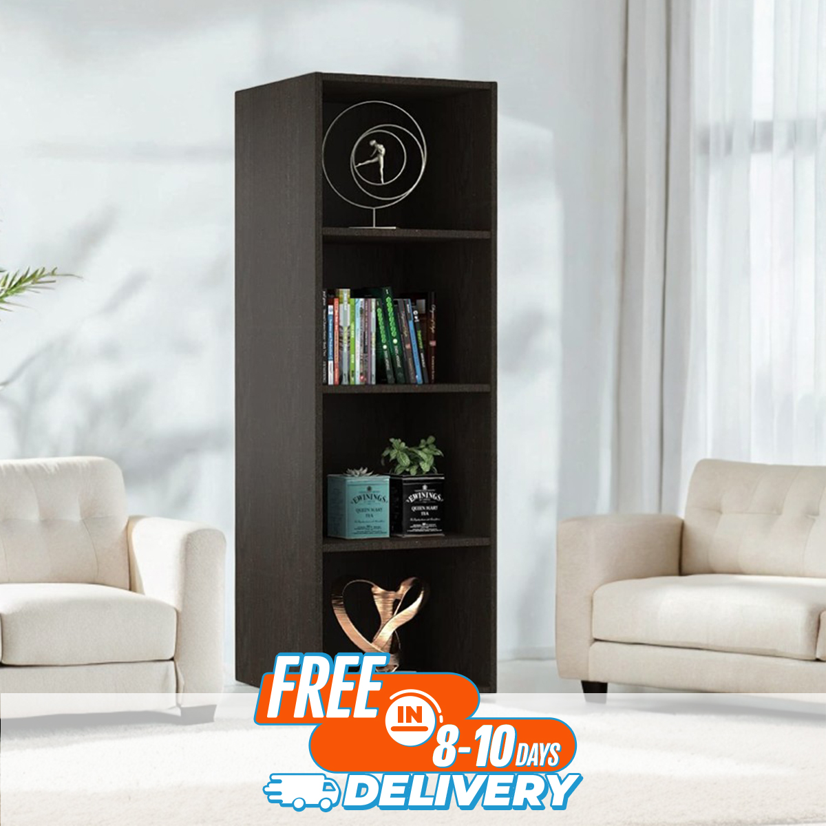 Picture of Andormahal  MDF made Elevated Book Shelf