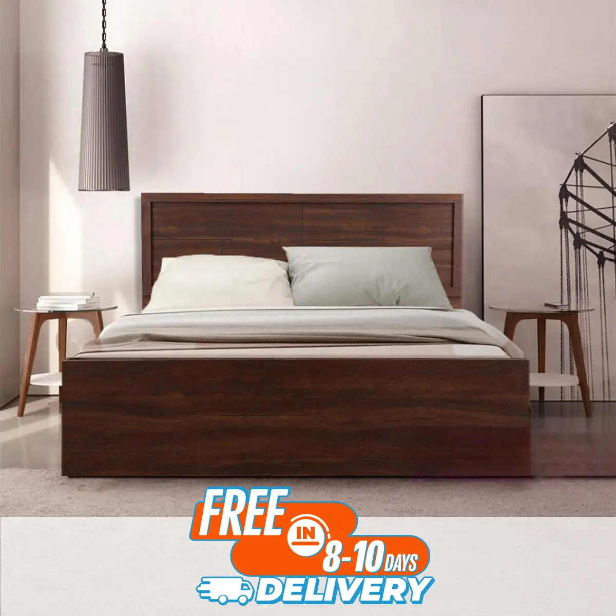 Picture of Andormahal (MDF) Elegant  khat/bed Single