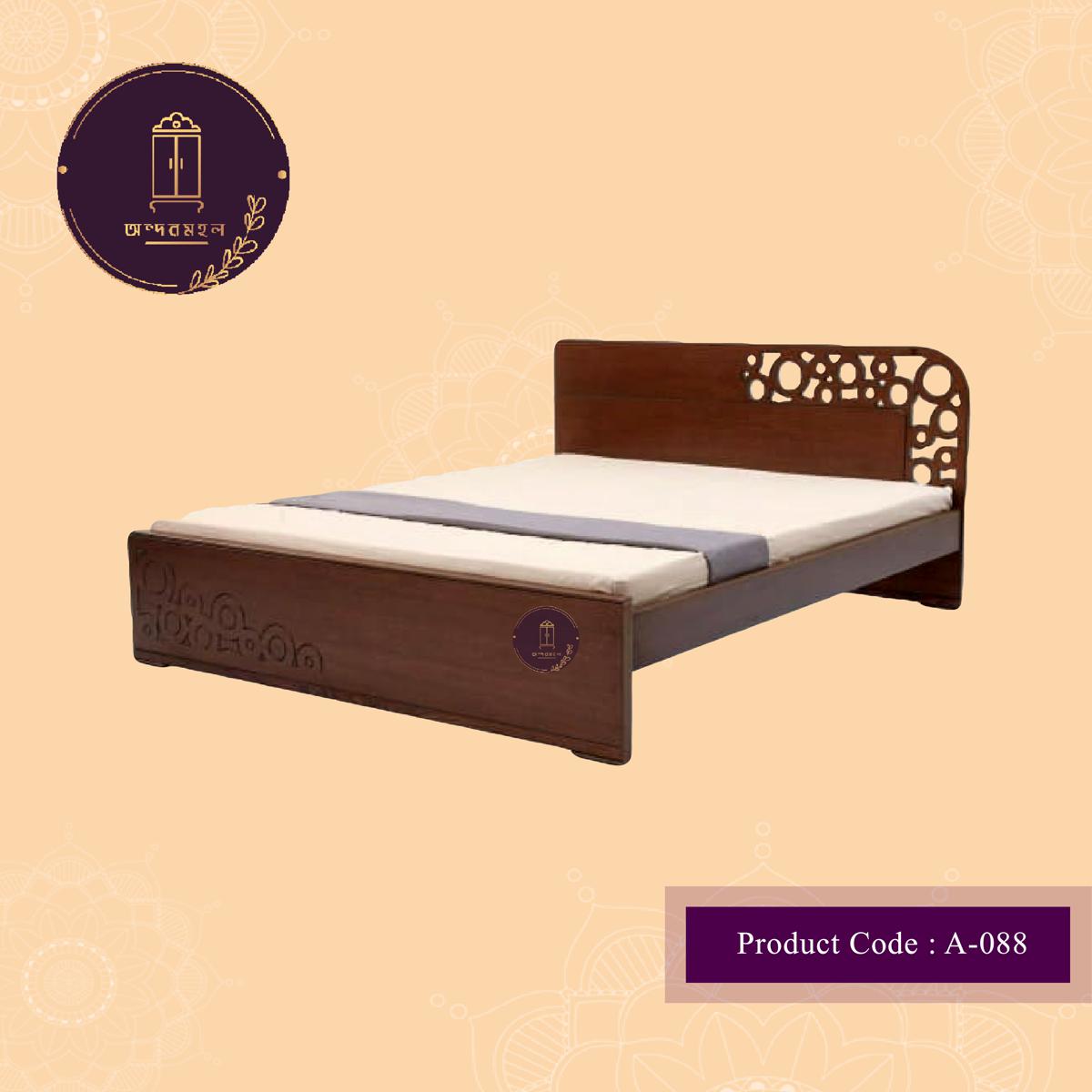 Picture of Andormahal Stylish (MDF) Ring khat/bed single size(4ft by 7ft by 14inch)