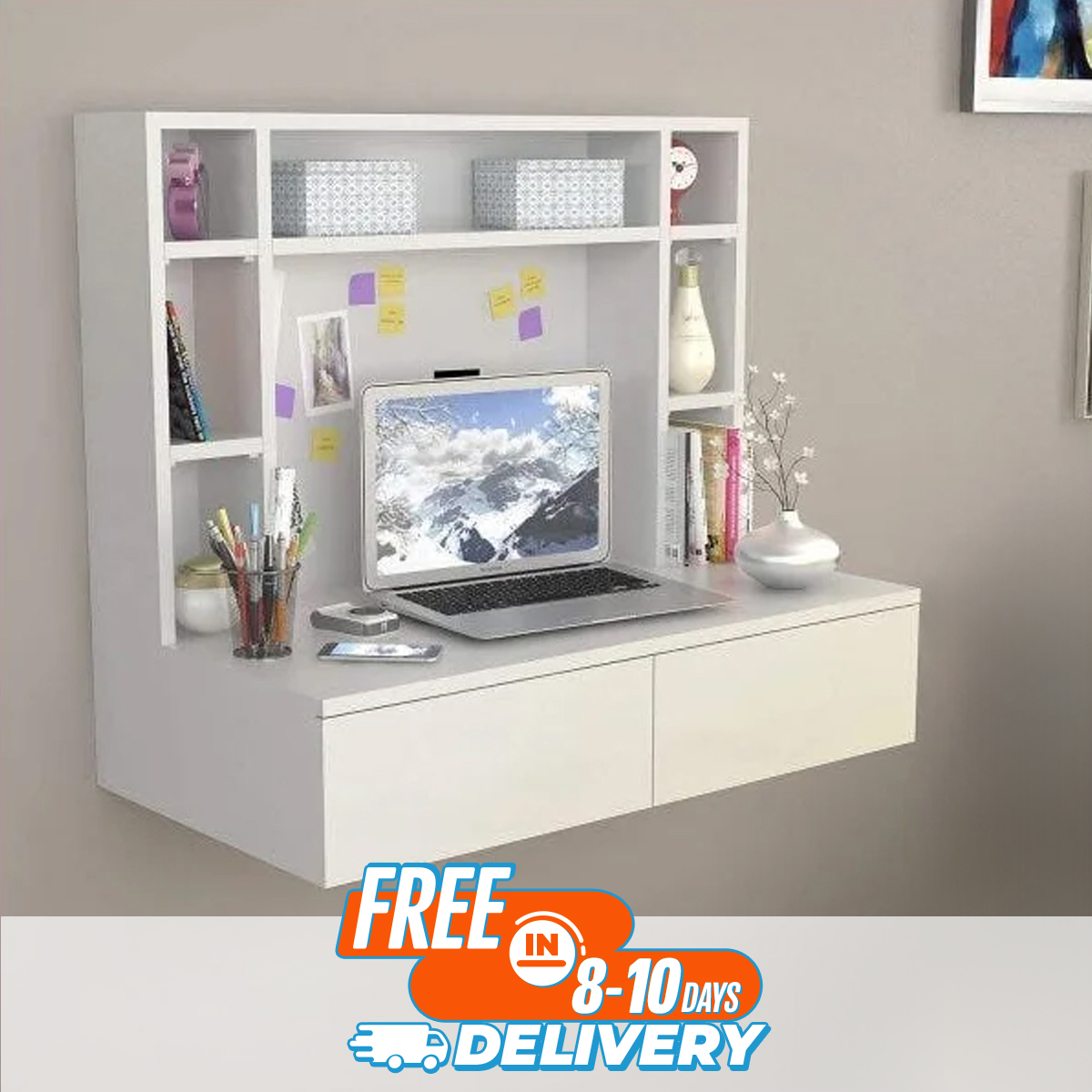 Picture of Andormahal Wall Mount Reading Table (Melamine Laminated board)