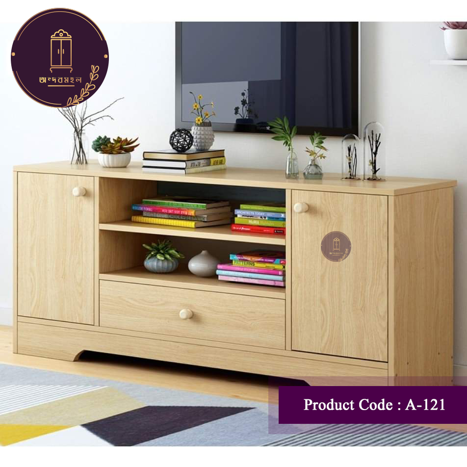 Picture of Andormahal Stylish TV Cabinet 6feet made of melamine laminated board