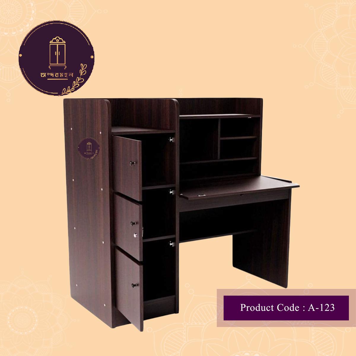 Picture of Andormahal Classic Reading Table/laptop table with big book shelf