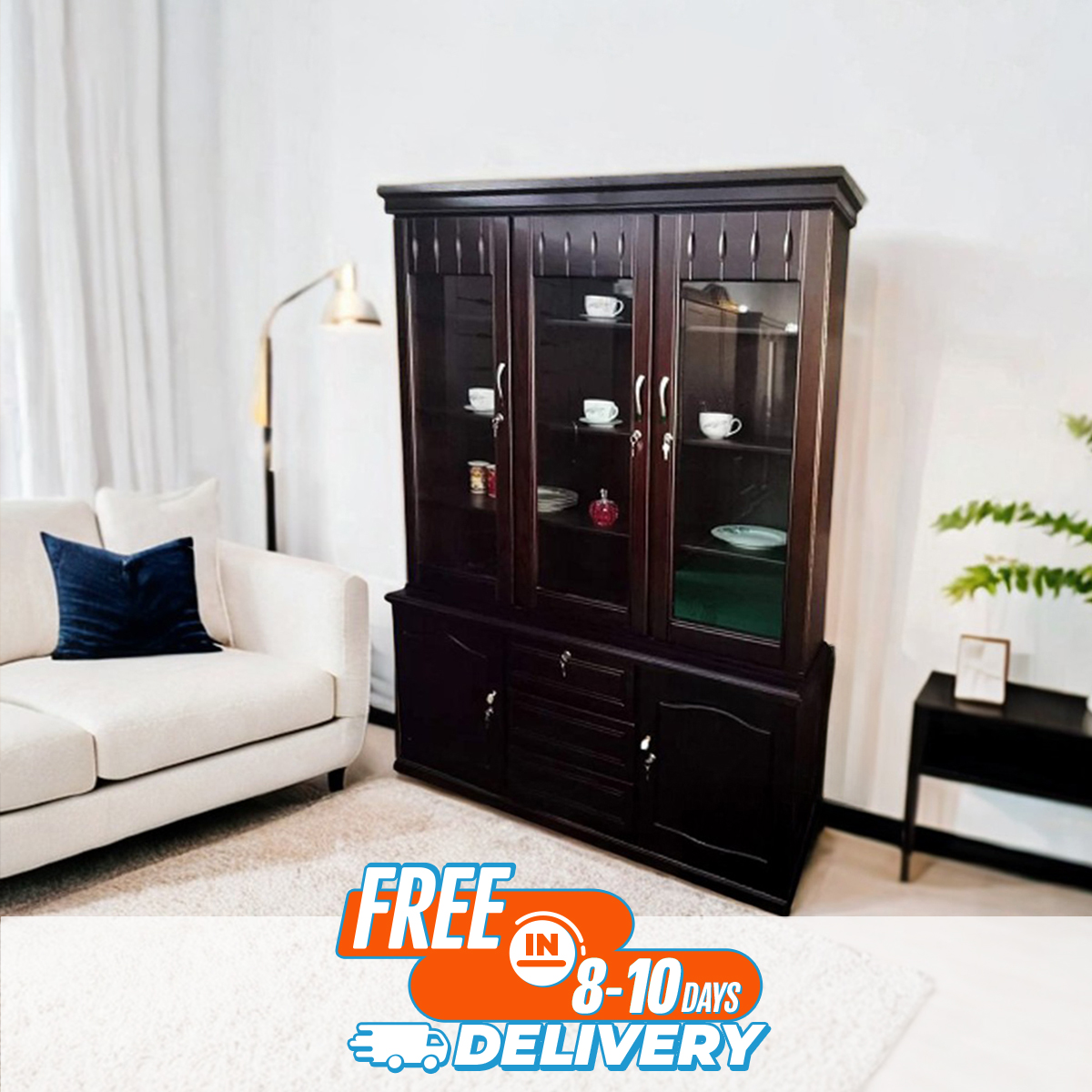 Picture of Andormahal MDF 3 part Showcase/Cabinet