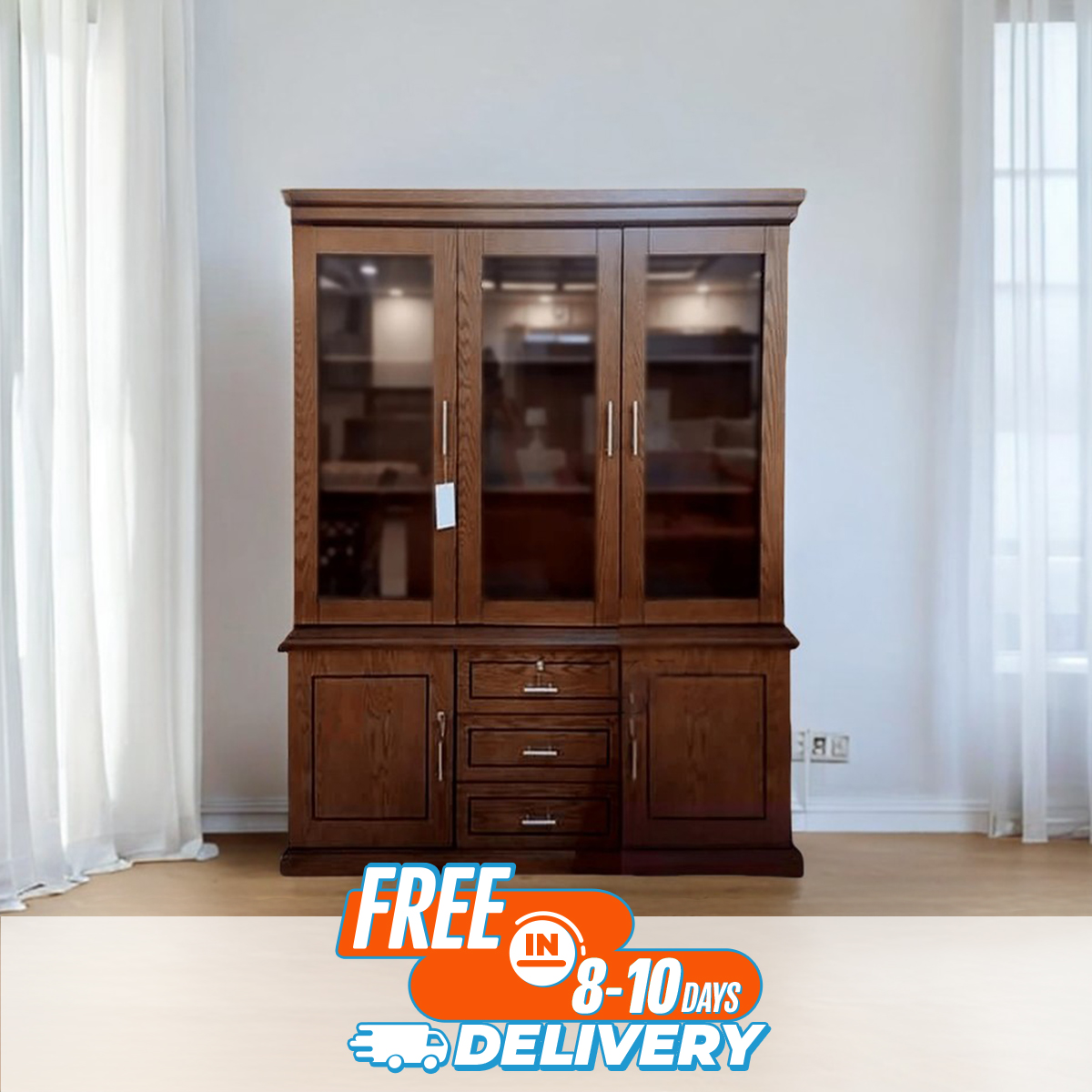 Picture of Andormahal MDF 3 part Showcase/Cabinet