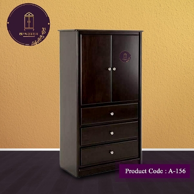 Picture of Andormahal (MDF) 2 part Almirah with 3 drawers
