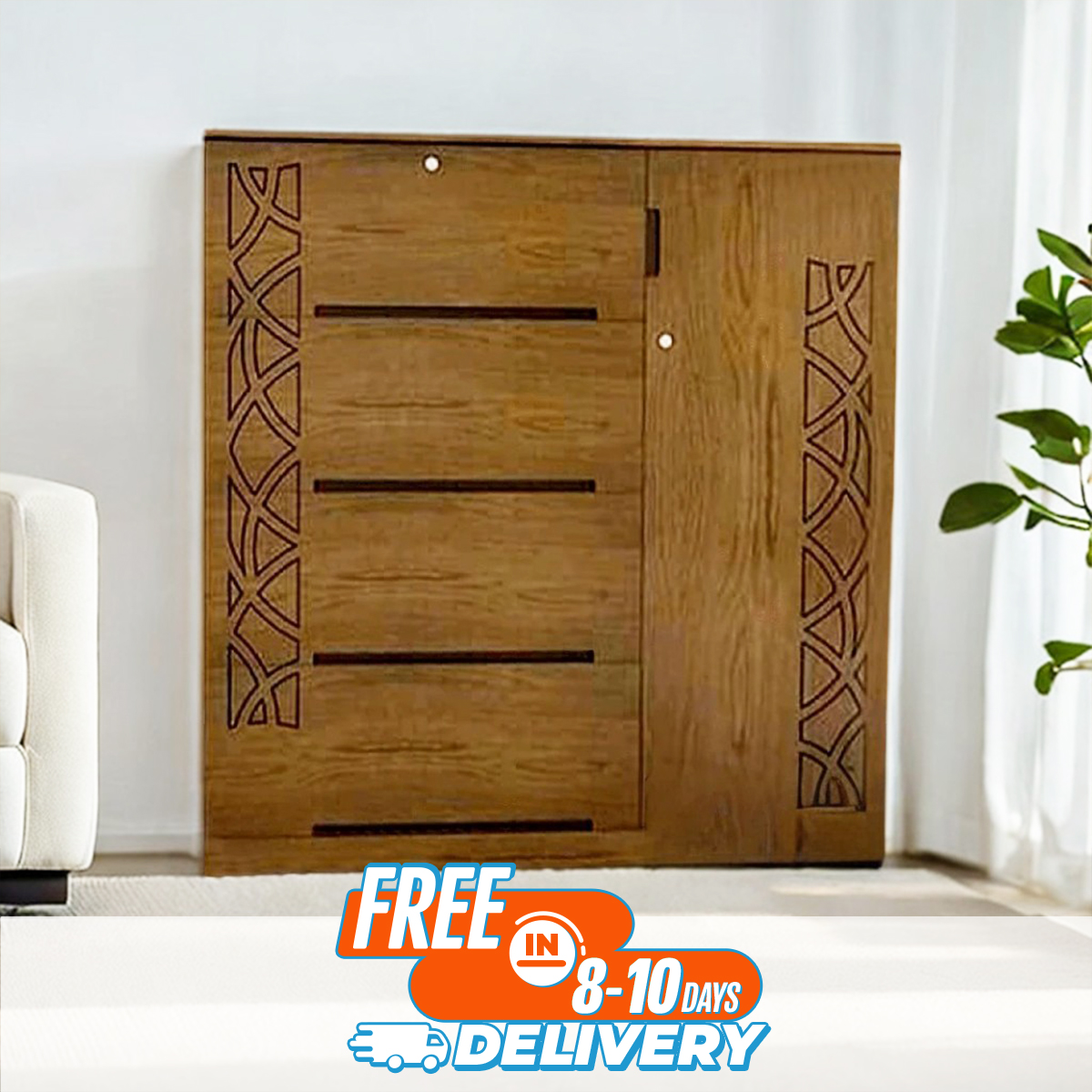 Picture of Andormahal Exclusive 4ft by 4ft by 16 inch Wardrobe