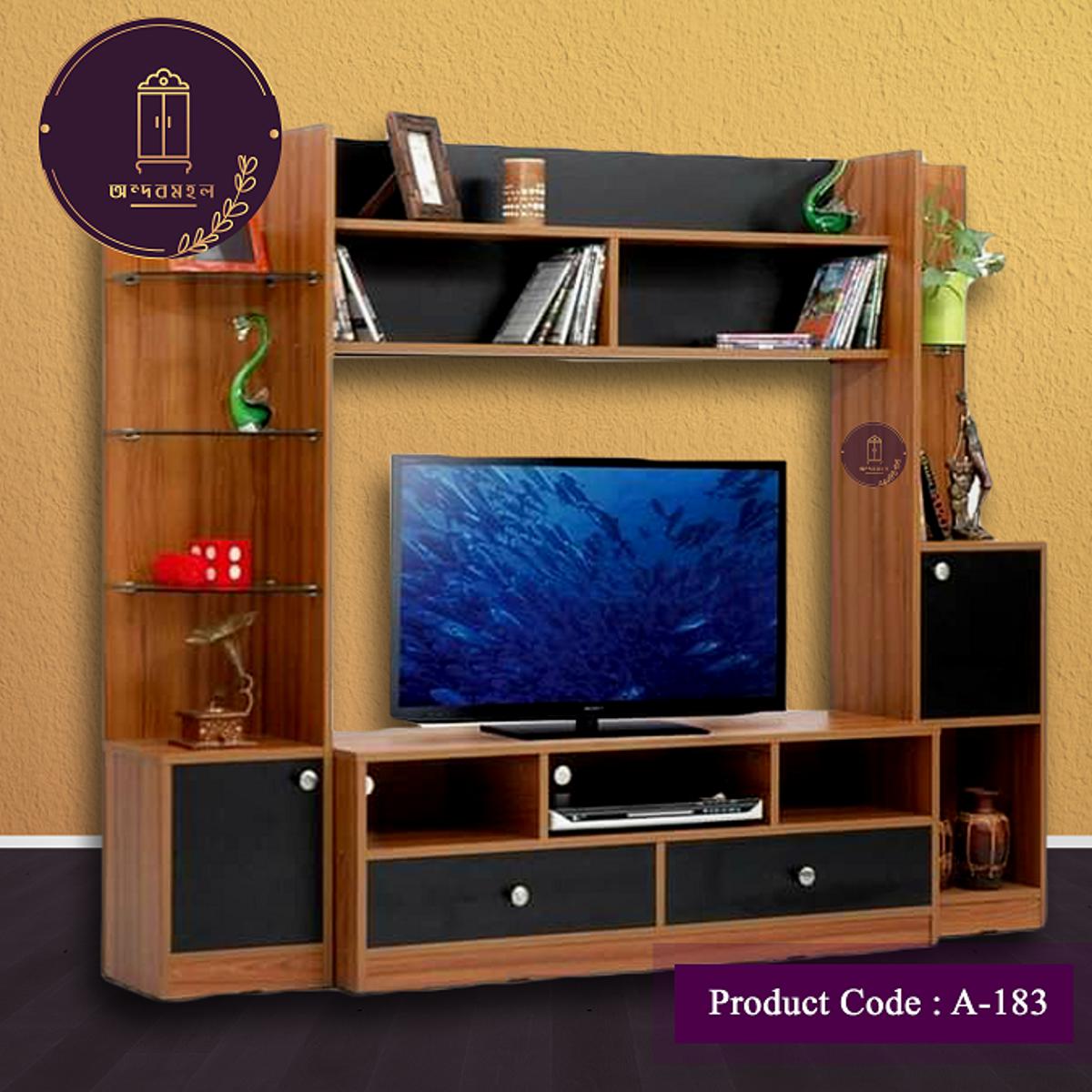 Picture of Andormahal  Malaysian Process Wood (MDF)TV Stand Unit with storage cabinets
