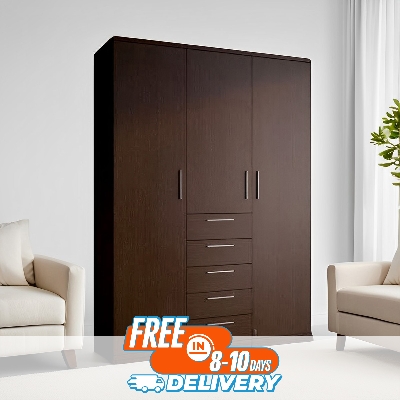 Picture of Andormahal (Made of  Melamine Laminated Board) 3 part Almirah / Cupboard