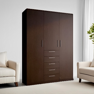 Picture of Andormahal (Made of  Melamine Laminated Board) 3 part Almirah / Cupboard