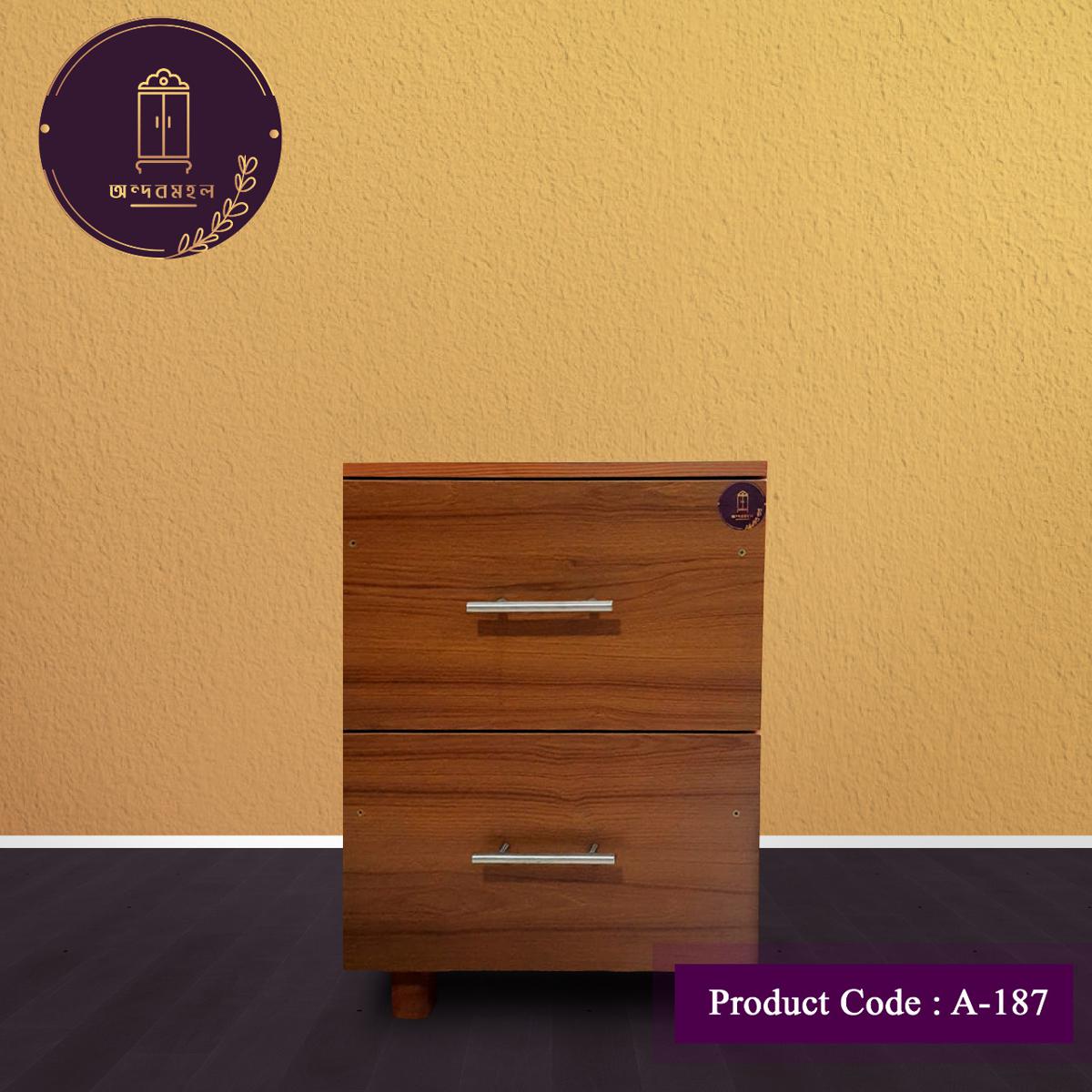 Picture of Andormahal Bedside Table with double Drawer (MDF)