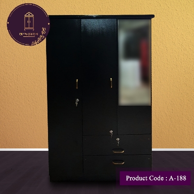 Picture of Andormahal (Melamine board) 3 part Almirah / Cupboard with Mirror