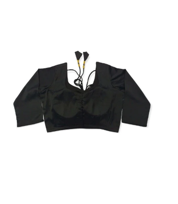 Picture of Black Color Three Quarter Sleeve Blouse For Women