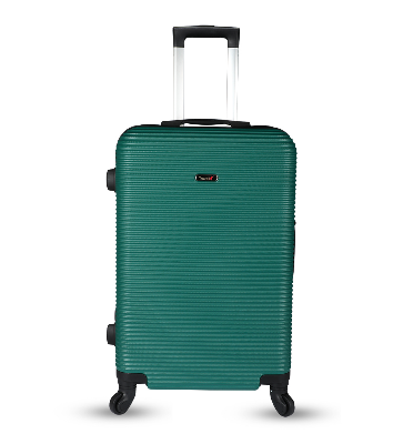 Picture of Travello 24 Inch City Unbreakable Body More Capacity Water Resistant Aluminum Luggage/Trolley/Hardtop- Green