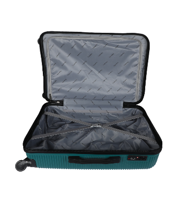 Picture of Travello 24 Inch City Unbreakable Body More Capacity Water Resistant Aluminum Luggage/Trolley/Hardtop- Green