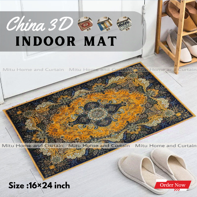 Buy china-3d-door-mat-paposh-doormat-water-absorbent-floor-mat-16-24-inch-anti-slip-mat-red-blue-black-white-indoor-mat-room-mat-rugs-carpet at best price in Bangladesh