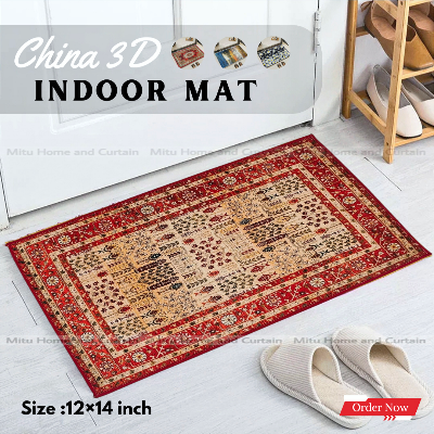 Buy china-3d-door-mat-paposh-doormat-water-absorbent-floor-mat-16-24-inch-anti-slip-mat-red-blue-black-white-indoor-mat-room-mat-rugs-carpet at best price in Bangladesh