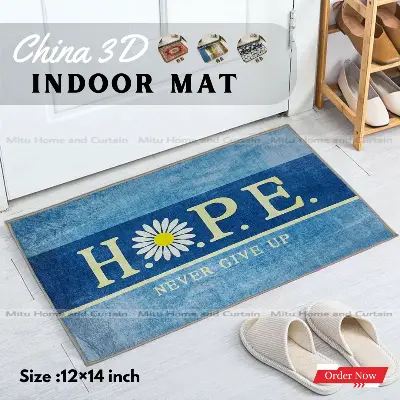 Buy china-3d-door-mat-paposh-doormat-water-absorbent-floor-mat-16-24-inch-anti-slip-mat-red-blue-black-white-indoor-mat-room-mat-rugs-carpet at best price in Bangladesh