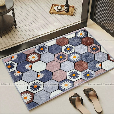 Buy china-3d-door-mat-paposh-doormat-water-absorbent-floor-mat-16-24-inch-anti-slip-mat-red-blue-black-white-indoor-mat-room-mat-rugs-carpet at best price in Bangladesh