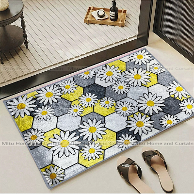 Picture of China 3D Door Mat Paposh Doormat Water Absorbent Floor mat 16 * 24 inch anti slip mat Red , Blue , Black , White Indoor mat Room mat Rugs carpet