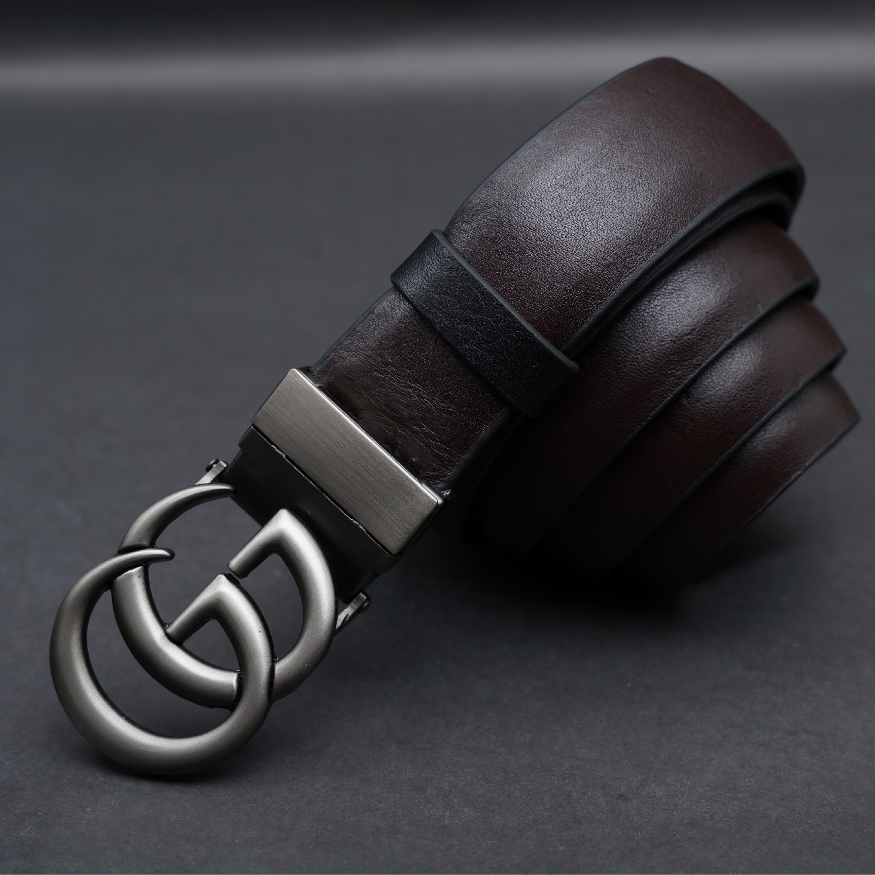 Picture of Zays Reversible Handcrafted Genuine Leather Belt for Men – Premium Quality, Adjustable, Stylish & Durable | Best Formal and Casual Leather Belt in Bangladesh