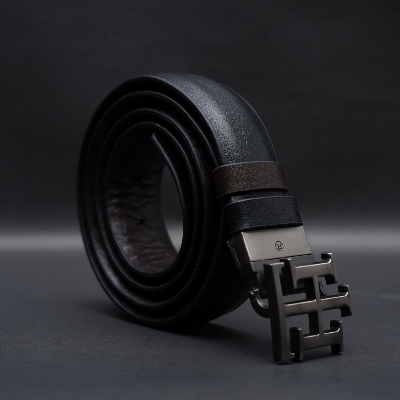 Picture of Zays Reversible Handcrafted Genuine Leather Belt for Men – Premium Quality, Adjustable, Stylish & Durable | Best Formal and Casual Leather Belt in Bangladesh