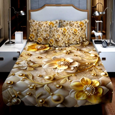 Buy China Premium 3D Design Bed Sheet  at Best Price In Bangladesh
