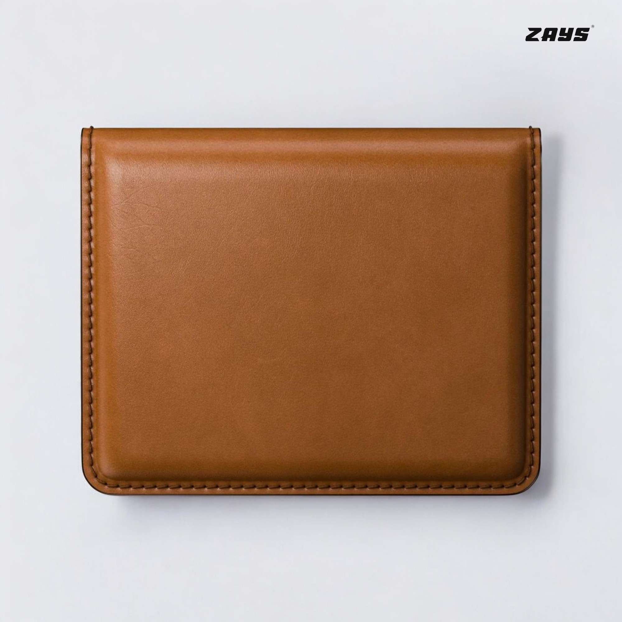 Picture of Zays Premium Leather Super Slim Card Holder Mini Wallet Handcrafted Durable Stylish Compact Wallet for Men And Women(Brown)