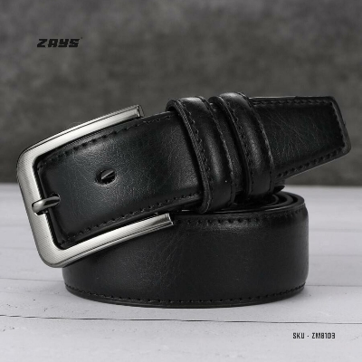 Picture of Zays Handcrafted Genuine Leather Belt for Men – Premium, Durable, Stylish & Adjustable | Best Leather Belt for Formal and Casual Wear in Bangladesh (Exclusive on Daraz)