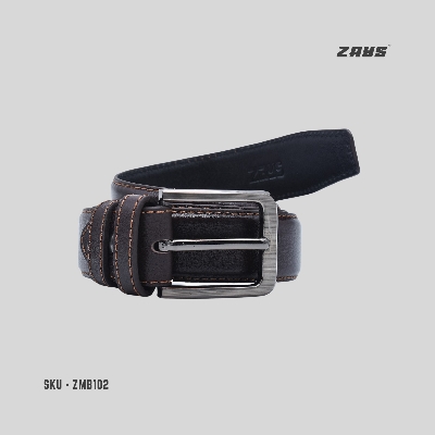 Picture of Zays Handcrafted Genuine Leather Belt for Men – Premium, Durable, Stylish & Adjustable | Best High-Quality Leather Belt for Formal and Casual Wear in Bangladesh