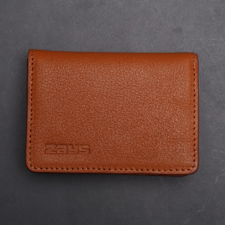 Picture of ZAYS Premium Leather Magnetic Card Holder – Slim & Eco-Friendly Mini Wallet for Unisex | Handmade, Secure, Compact & Stylish Design