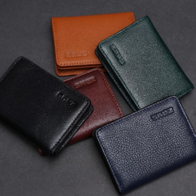 Picture of ZAYS Premium Leather Magnetic Card Holder – Slim & Eco-Friendly Mini Wallet for Unisex | Handmade, Secure, Compact & Stylish Design