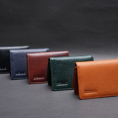 Picture of ZAYS Premium Leather Magnetic Card Holder – Slim & Eco-Friendly Mini Wallet for Unisex | Handmade, Secure, Compact & Stylish Design