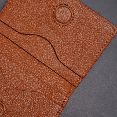 Picture of ZAYS Premium Leather Magnetic Card Holder – Slim & Eco-Friendly Mini Wallet for Unisex | Handmade, Secure, Compact & Stylish Design