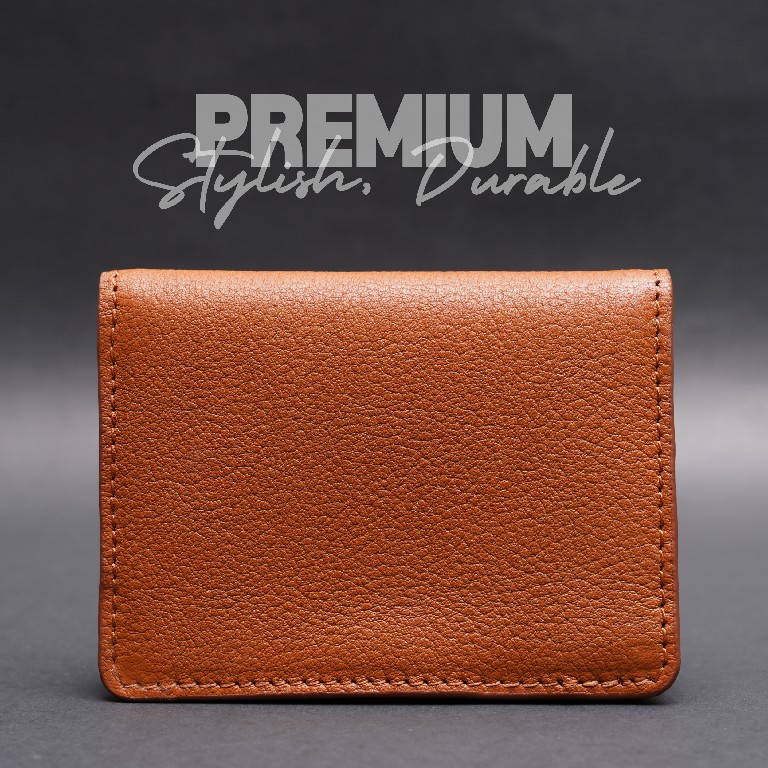 Picture of ZAYS Premium Leather Magnetic Card Holder – Slim & Eco-Friendly Mini Wallet for Unisex | Handmade, Secure, Compact & Stylish Design