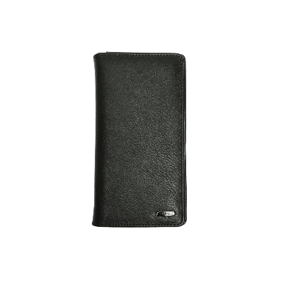 Picture of Zays Handcrafted Premium Eco-Friendly Leather Long Wallet for Mobile & Many things – Slim, Durable & Stylish Wallet for Unisex – Top-Grain Leather, Compact & Lightweight (Black)