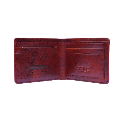 Picture of Zays Handcrafted Premium Eco-Friendly Leather Bifold Wallet – Slim, Durable & Stylish Short Wallet for Unisex – Top-Grain Leather, Compact & Lightweight (Deep green)