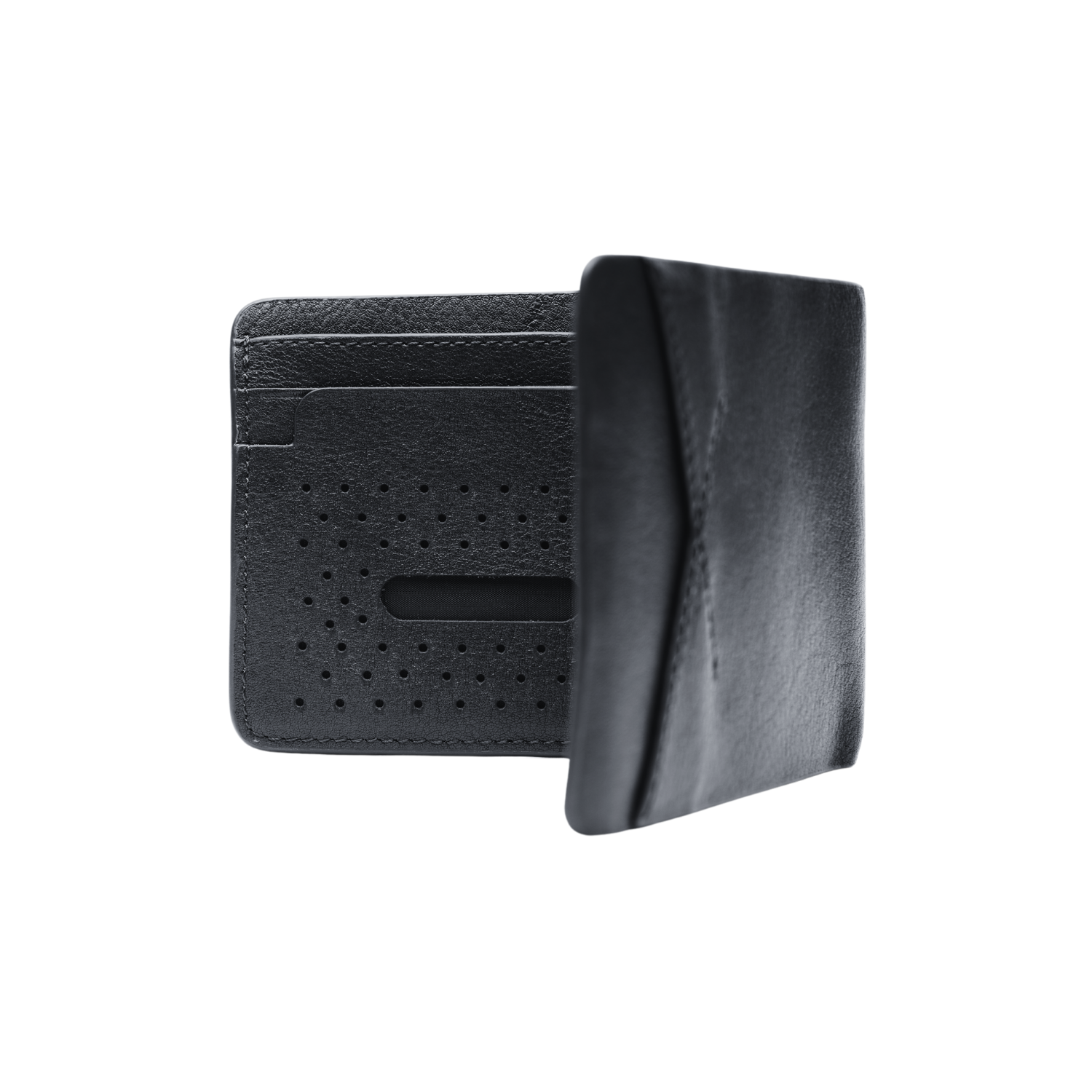 Picture of Zays Handcrafted Premium Eco-Friendly Leather Bifold Wallet – Slim, Durable & Stylish Short Wallet for Unisex – Top-Grain Leather, Compact & Lightweight (Black)