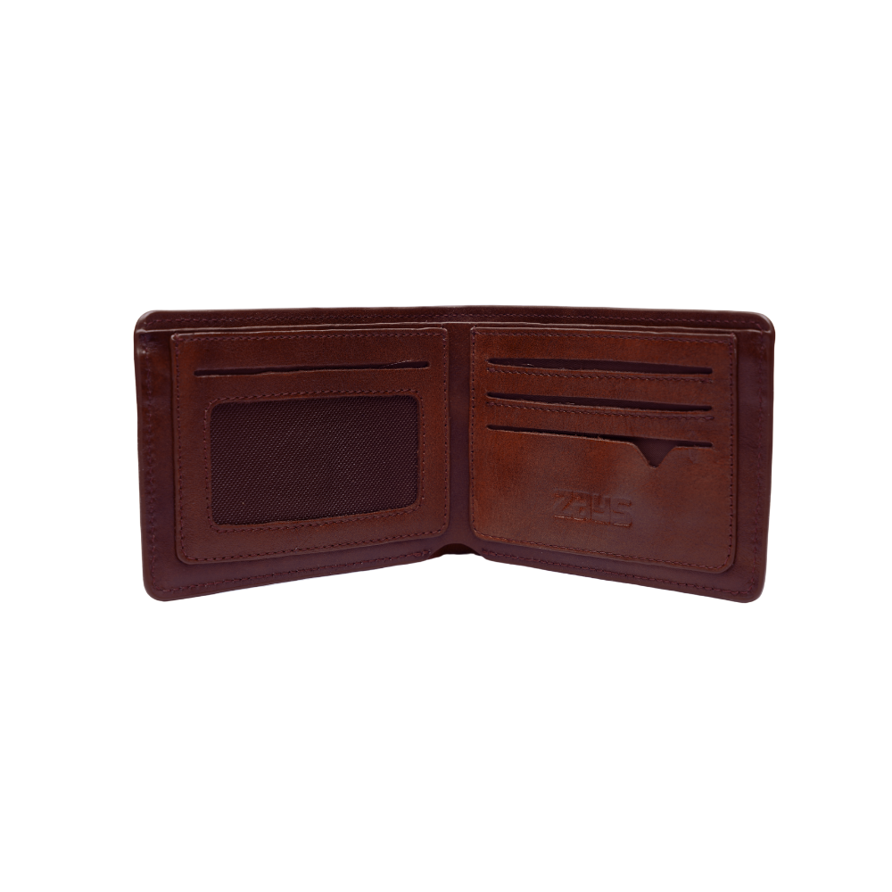 Picture of Zays Handcrafted Premium Eco-Friendly Leather Bifold Wallet – Slim, Durable & Stylish Short Wallet for Unisex – Top-Grain Leather, Compact & Lightweight (Black)