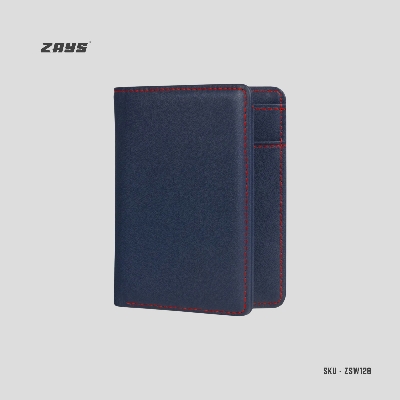 Picture of Zays Premium Handcrafted Slim Bifold Leather Short Wallet for Men & Women (Brown)