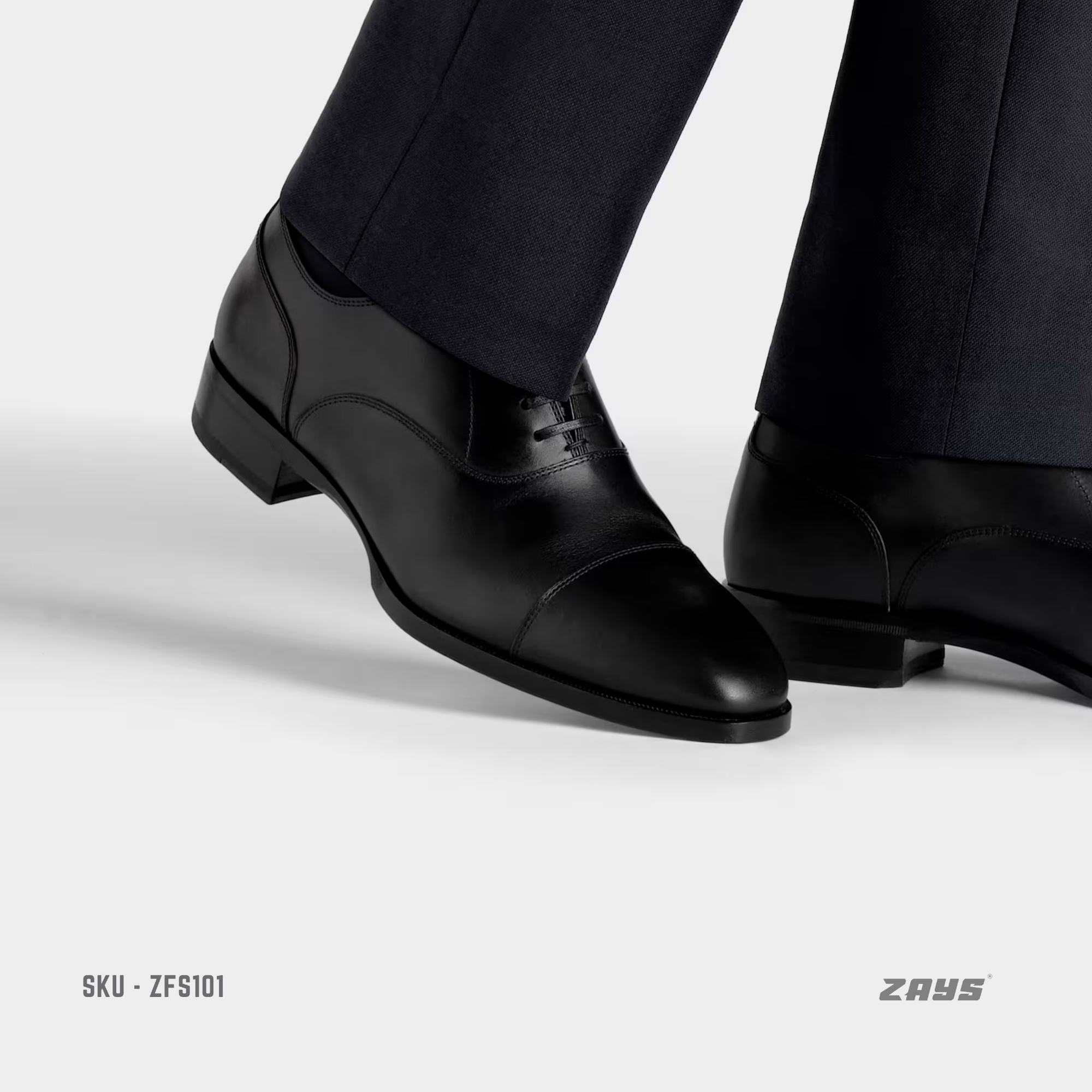 Picture of Zays Handcrafted Premium Formal Leather Shoes for Men – High Quality, Comfortable, Durable Office & Business Footwear | Oxford Styles | New 2024 Collection for Everyday Use