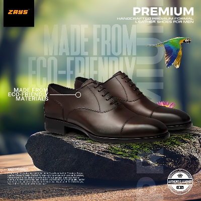 Picture of Zays Handcrafted Premium Formal Leather Shoes for Men – High Quality, Comfortable, Durable Office & Business Footwear New 2024 Collection for Everyday Use