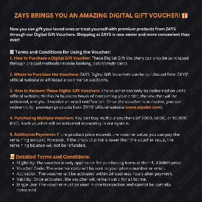Picture of Zays Special Digital Gift Voucher – Best Gift for Any Occasion | Instant Delivery & Huge Savings