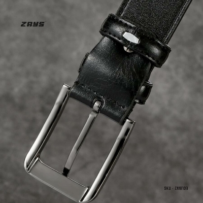 Picture of Zays Handcrafted Genuine Leather Belt for Men – Premium, Durable, Stylish & Adjustable | Best Leather Belt for Formal and Casual Wear in Bangladesh (Exclusive on Daraz)