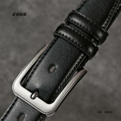 Picture of Zays Handcrafted Genuine Leather Belt for Men – Premium, Durable, Stylish & Adjustable | Best Leather Belt for Formal and Casual Wear in Bangladesh (Exclusive on Daraz)