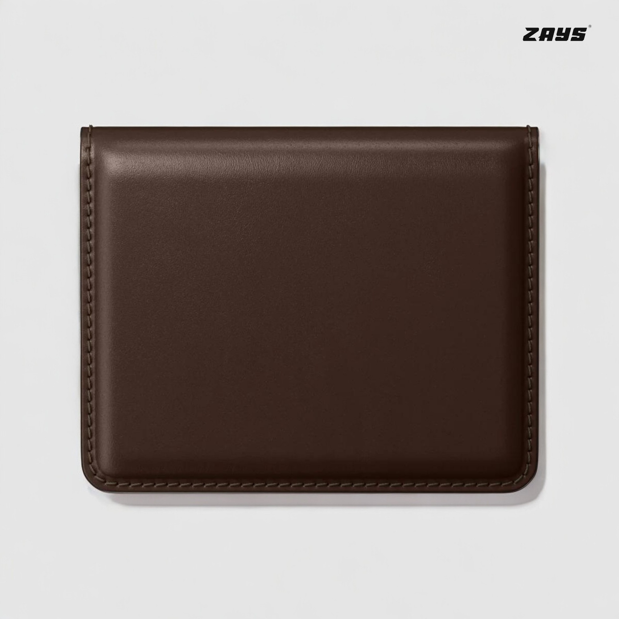 Picture of Zays Premium Leather Super Slim Card Holder Mini Wallet Handcrafted Durable Stylish Compact Wallet for Men And Women | Credit And Debit Card Holder Slim Wallet for Travel And Everyday Use (Brown)