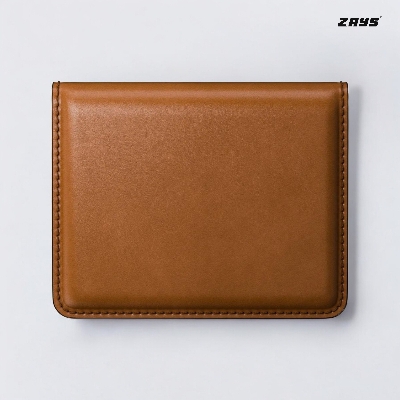 Picture of Zays Premium Leather Super Slim Card Holder Mini Wallet Handcrafted 