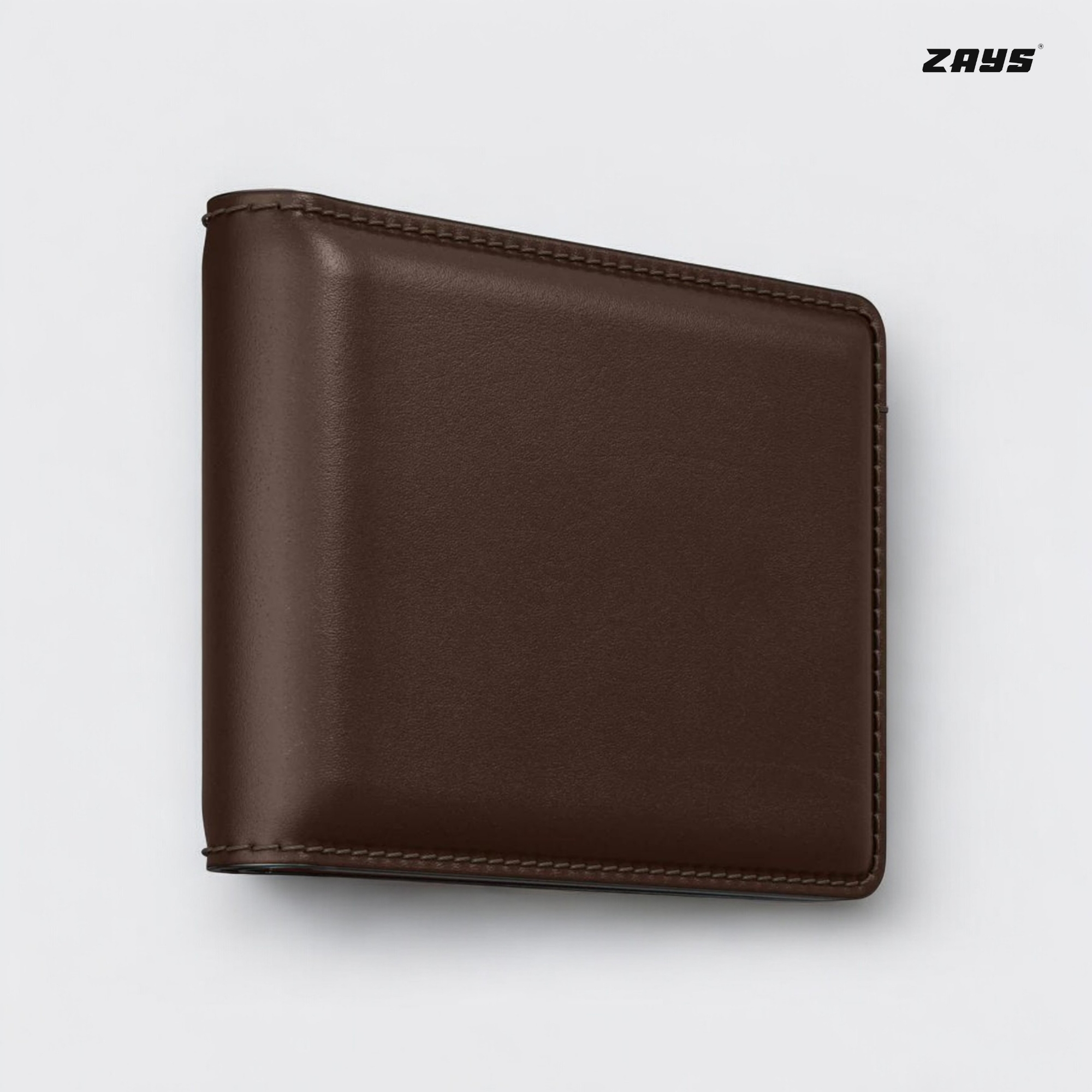 Picture of Zays Handcrafted Premium Leather Bifold Wallet – Slim, Durable & Stylish Short Wallet for Men & Women – Top-Grain Leather, Compact & Lightweight (Chocolate)